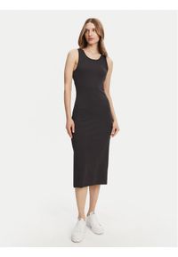 Roxy Sukienka letnia ERJKD03512 Szary Regular Fit. Kolor: szary. Materiał: syntetyk. Sezon: lato