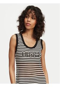 Liu Jo Beachwear Sukienka letnia VA6198 J3908 Czarny Slim Fit. Kolor: czarny. Materiał: wiskoza. Sezon: lato #3