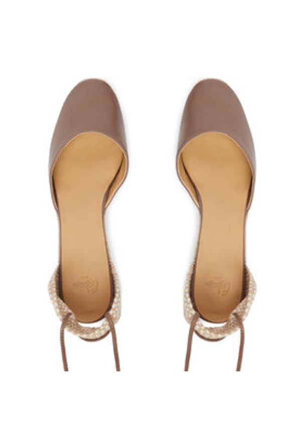 Castañer Espadryle Joyce/8ED/291 26078 Brązowy. Kolor: brązowy. Materiał: materiał