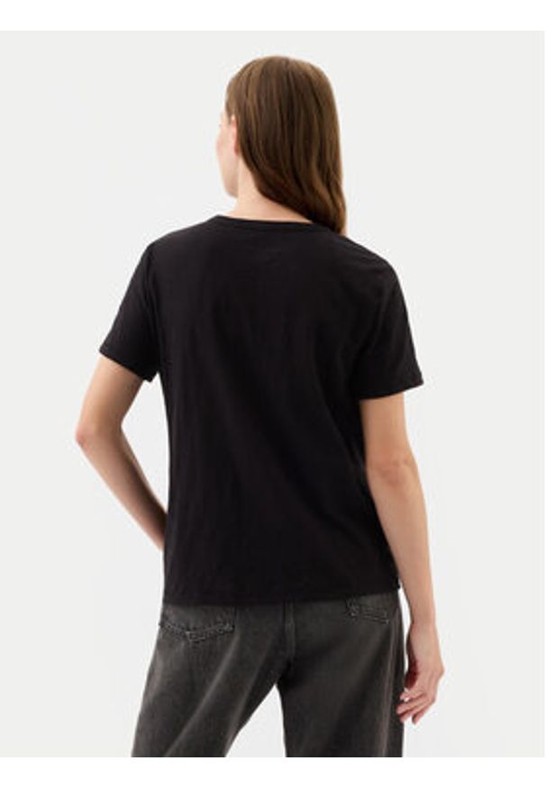 GAP - Gap T-Shirt 871344-05 Czarny Regular Fit. Kolor: czarny. Materiał: bawełna