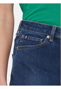 TOMMY HILFIGER - Tommy Hilfiger Szorty jeansowe Dnm Straight Short Rw Kai WW0WW41320 Niebieski Slim Fit. Kolor: niebieski. Materiał: bawełna, syntetyk