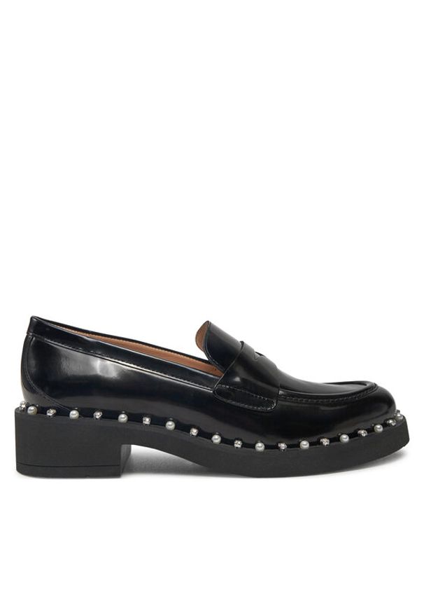 Stuart Weitzman Loafersy Reverie Loafer SK032 Czarny. Kolor: czarny. Materiał: skóra, lakier