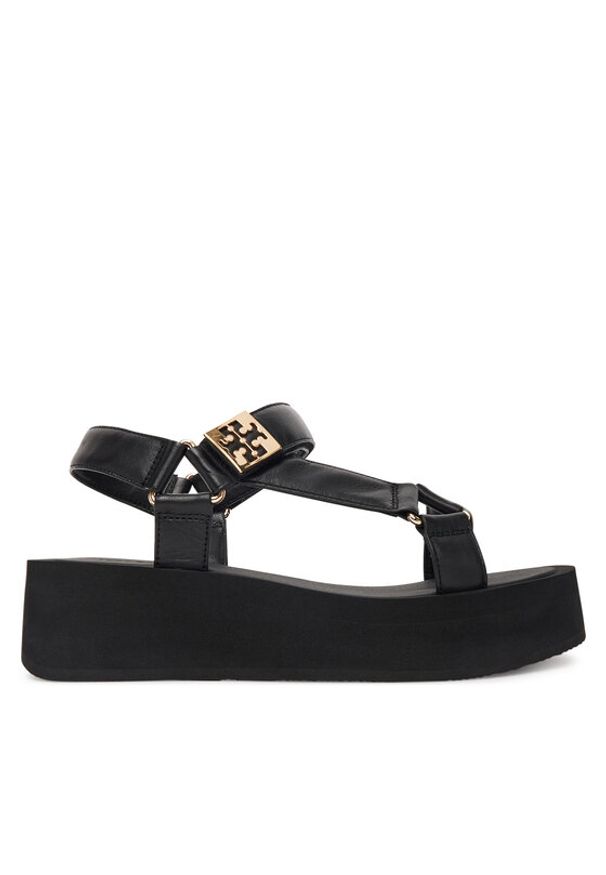 Tory Burch Sandały Mellow Platform Sandal 166402 Czarny. Kolor: czarny. Materiał: skóra. Obcas: na platformie