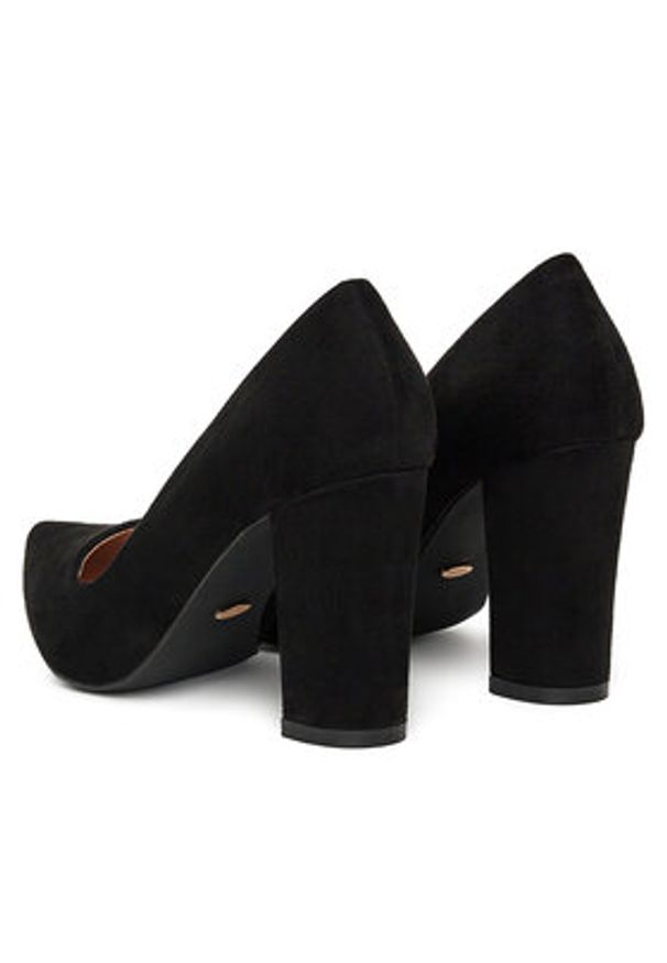 DeeZee Czółenka LB9901-BLACK SU Czarny. Kolor: czarny. Materiał: materiał