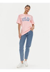 GAP - Gap T-Shirt 664011-00 Różowy Regular Fit. Kolor: różowy. Materiał: bawełna #2