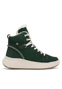 Rieker Revolution Lifestyle Botki W1771-54 Zielony. Kolor: zielony