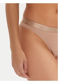 Emporio Armani Underwear Komplet 2 par stringów 163333 4F235 16355 Beżowy. Kolor: beżowy. Materiał: syntetyk #5