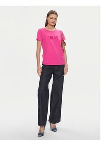 Liu Jo T-Shirt TA4136 JS003 Różowy Regular Fit. Kolor: różowy. Materiał: bawełna #2