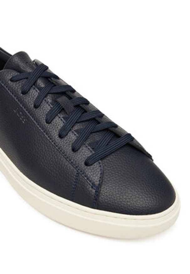 BOSS Sneakersy Kieran 50548716 Granatowy. Kolor: niebieski. Materiał: skóra