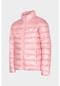 4f - 4F kurtka dziecięca kolor różowy. Okazja: na co dzień. Kolor: różowy. Materiał: materiał. Styl: casual