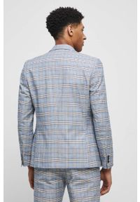 medicine - Medicine marynarka męska kolor niebieski. Kolor: niebieski. Materiał: tkanina. Styl: klasyczny #2