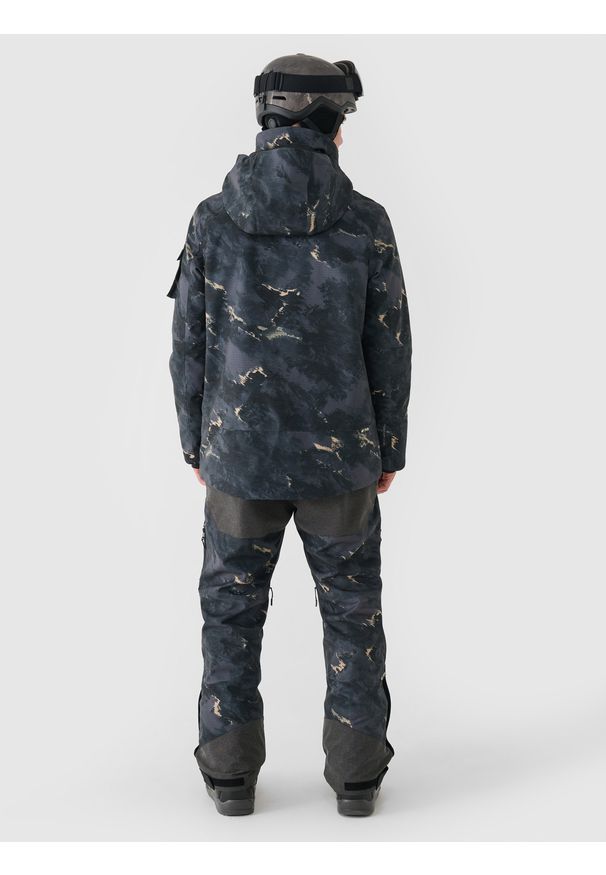 4f - 4F Spodnie snowboardowe membrana 10000 męskie - multikolor XXL. Kolor: wielokolorowy. Materiał: tkanina, dzianina, materiał. Wzór: gładki. Sezon: zima. Sport: snowboard