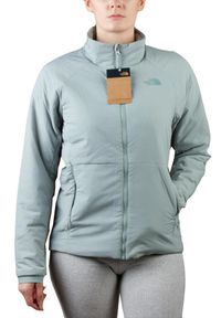 Kurtka turystyczna damska The North Face W Ventrix przejściowa. Kolor: niebieski. Materiał: elastan, nylon. Sport: turystyka piesza