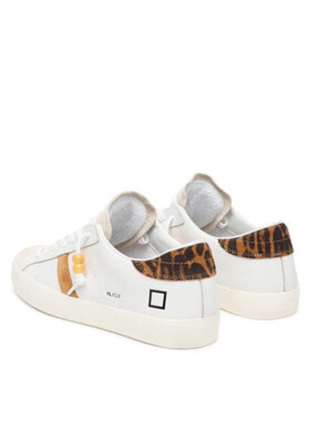 D.A.T.E. Sneakersy Hill Low W441-HL-CA Biały. Kolor: biały. Materiał: skóra