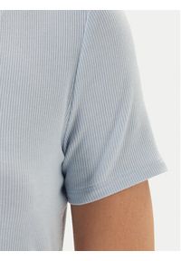 Morgan Bluzka 251-DOMANI Błękitny Slim Fit. Kolor: niebieski. Materiał: wiskoza #3