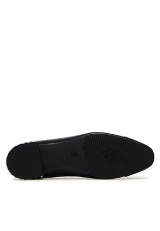 Stuart Weitzman Baleriny Pearl Flat SB753 Czarny. Kolor: czarny. Materiał: skóra