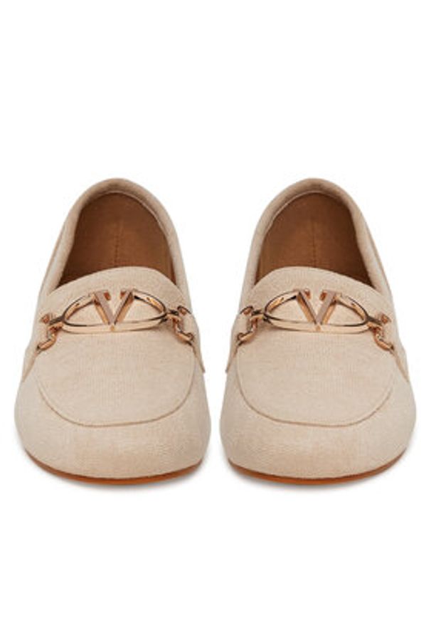 DeeZee Loafersy 200-1 Beżowy. Kolor: beżowy. Materiał: materiał