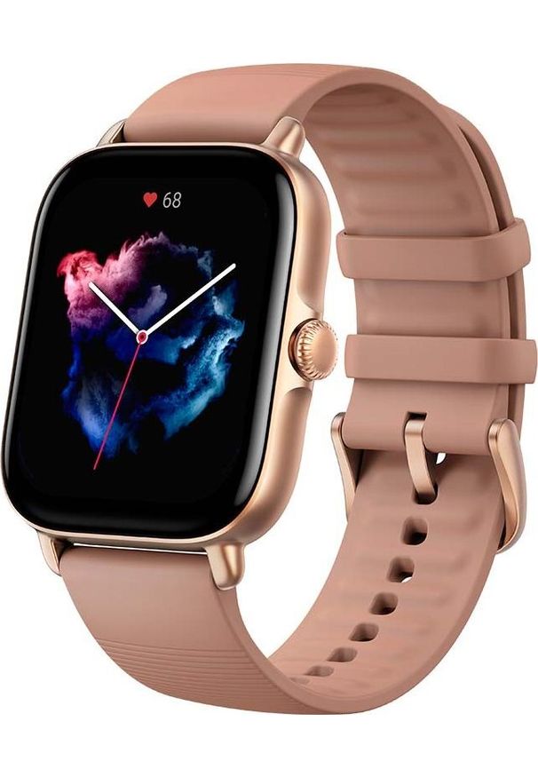 AMAZFIT - Smartwatch Amazfit GTS 3 Różowy (W2035OV3N). Rodzaj zegarka: smartwatch. Kolor: różowy