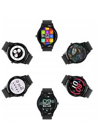 NoName - Forever smartwatch ForeVive 3 SB-340 czarny z głośnikiem bluetooth 3W. Rodzaj zegarka: smartwatch. Kolor: czarny #1