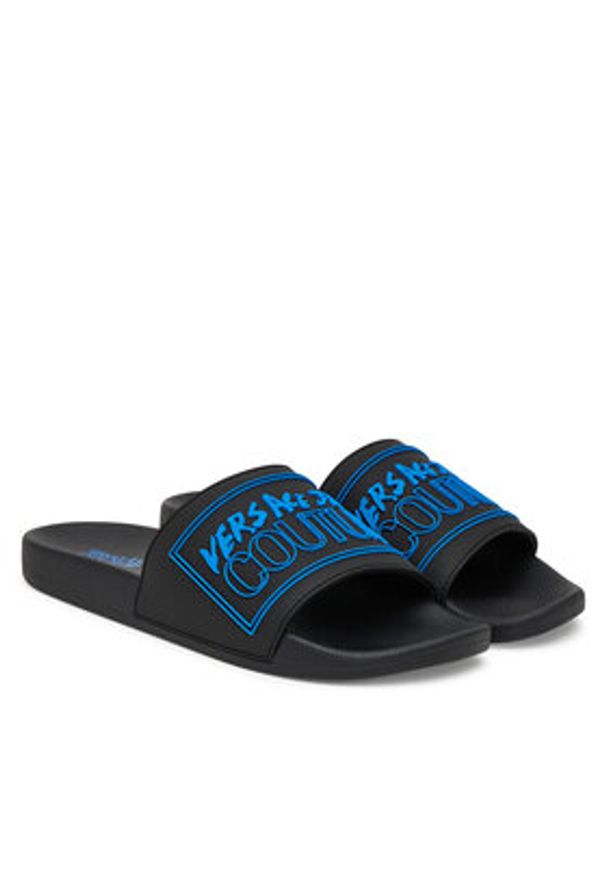 Versace Jeans Couture Klapki 0YA3SQ3 ZSC22 899 Czarny. Kolor: czarny. Materiał: syntetyk