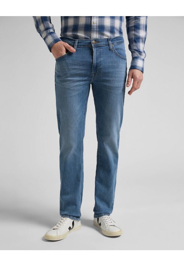 Lee - LEE DAREN ZIP FLY MĘSKIE SPODNIE JEANSOWE WORN IN CODY L707NLLT 112145463