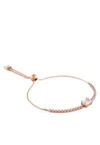 Swarovski Bransoletka Tennis Matrix 5730706 Biały. Materiał: metalowe. Kolor: biały