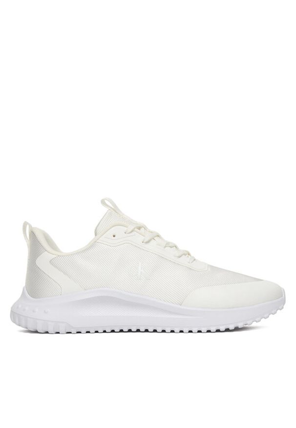 Calvin Klein Sneakersy Eva Runner Lace Up Mat Mix YM0YM01442 Biały. Kolor: biały. Materiał: materiał