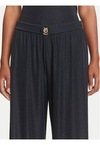 Emporio Armani Spodnie materiałowe EW000594 AF12206 FC043 Czarny Wide Leg. Kolor: czarny. Materiał: syntetyk