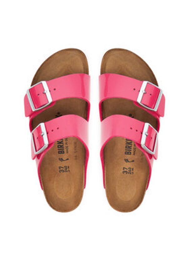 Birkenstock Klapki Arizona 1030798 Różowy. Kolor: różowy. Materiał: skóra