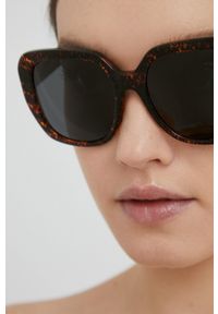 Michael Kors Okulary przeciwsłoneczne 0MK2140 damskie kolor brązowy. Kolor: brązowy #5