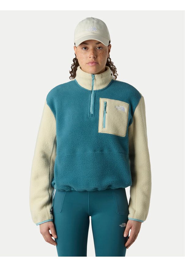 The North Face Polar Yumiori NF0A8E89 Zielony Regular Fit. Kolor: zielony. Materiał: syntetyk