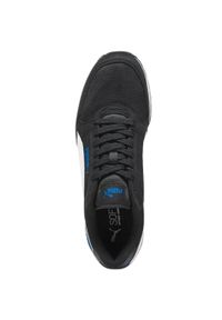Buty do chodzenia męskie Puma ST Runner v3 Mesh. Kolor: wielokolorowy, niebieski, czarny. Materiał: guma, tkanina, zamsz, materiał, syntetyk. Sport: turystyka piesza