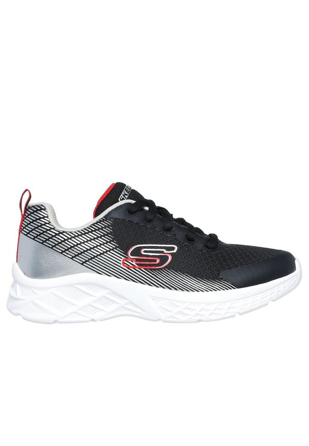 skechers - Sneakersy dla dzieci Skechers Microspec II. Okazja: na uczelnię. Zapięcie: sznurówki. Kolor: szary, czarny, wielokolorowy. Materiał: tkanina, materiał, syntetyk, guma. Szerokość cholewki: normalna. Model: Skechers Sport. Sport: joga i pilates
