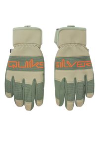 Quiksilver Rękawiczki Męskie EQYHN03198 Zielony. Kolor: zielony. Materiał: materiał #1