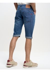 Big-Star - Szorty męskie jeansowe Conner 499. Kolor: niebieski. Materiał: jeans. Wzór: gładki. Sezon: lato. Styl: klasyczny, elegancki #5
