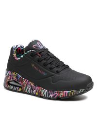 skechers - Sneakersy Skechers Loving Love 155506/BBK Black. Kolor: czarny. Materiał: skóra