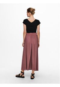 only - ONLY Spódnica plisowana Venedig 15164606 Różowy Regular Fit. Kolor: różowy. Materiał: wiskoza #6