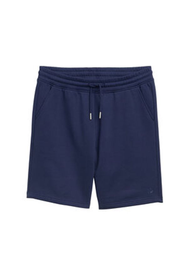 Tom Tailor Denim Szorty sportowe 1045584 Granatowy Regular Fit. Kolor: niebieski. Materiał: bawełna. Styl: sportowy