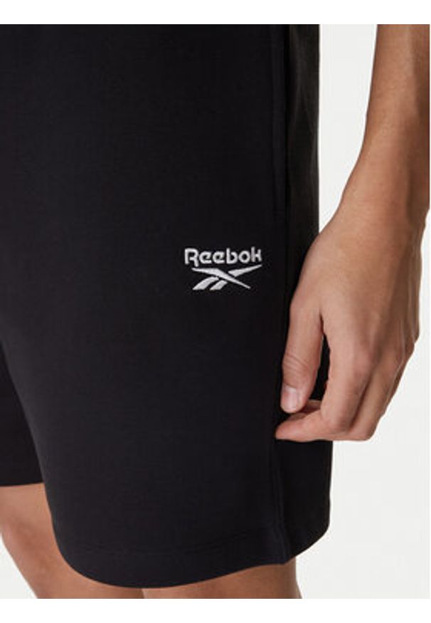 Reebok Szorty sportowe Bazunu RK25558CCM Czarny Regular Fit. Kolor: czarny. Materiał: bawełna. Styl: sportowy