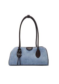 Calvin Klein Torebka Emblem Trio Denim Shoulder Bag LV04F3830G Niebieski. Kolor: niebieski #1