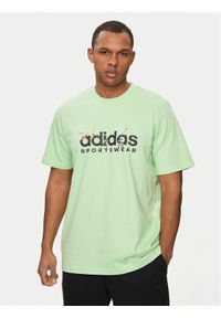 Adidas - adidas T-Shirt Landscape IM8306 Zielony Regular Fit. Kolor: zielony. Materiał: bawełna