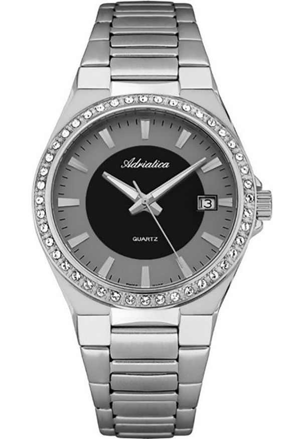 Zegarek Adriatica Zegarek damski Adriatica A3804.5114QZ srebrny. Kolor: srebrny