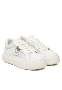 Pinko - PINKO Sneakersy Yoko 33 SS0181 Biały. Kolor: biały. Materiał: skóra #5