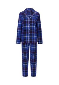 Triumph Piżama Boyfriend 10225075 Niebieski Relaxed Fit. Kolor: niebieski. Materiał: bawełna #3