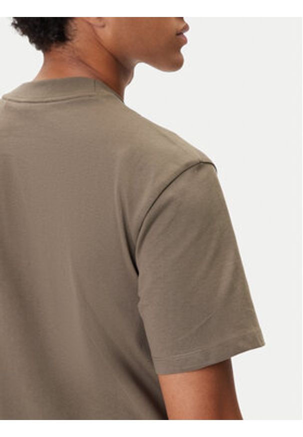 Hugo - HUGO T-Shirt Dapolino 50488330 Zielony Relaxed Fit. Kolor: zielony. Materiał: bawełna