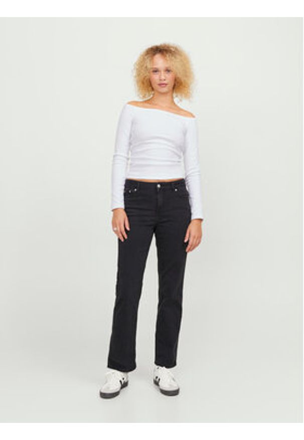 JJXX Bluzka Feo 12234919 Biały Stretch Fit. Kolor: biały. Materiał: bawełna