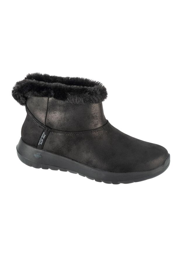 skechers - Buty sportowe Sneakersy damskie, Slip-Ins: On-The-Go - Cozy Dream. Kolor: czarny. Model: Skechers Sport. Sport: turystyka piesza