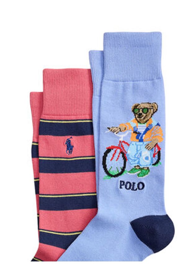 Polo Ralph Lauren Skarpety długie 449P11952001 Kolorowy. Materiał: bawełna. Wzór: kolorowy