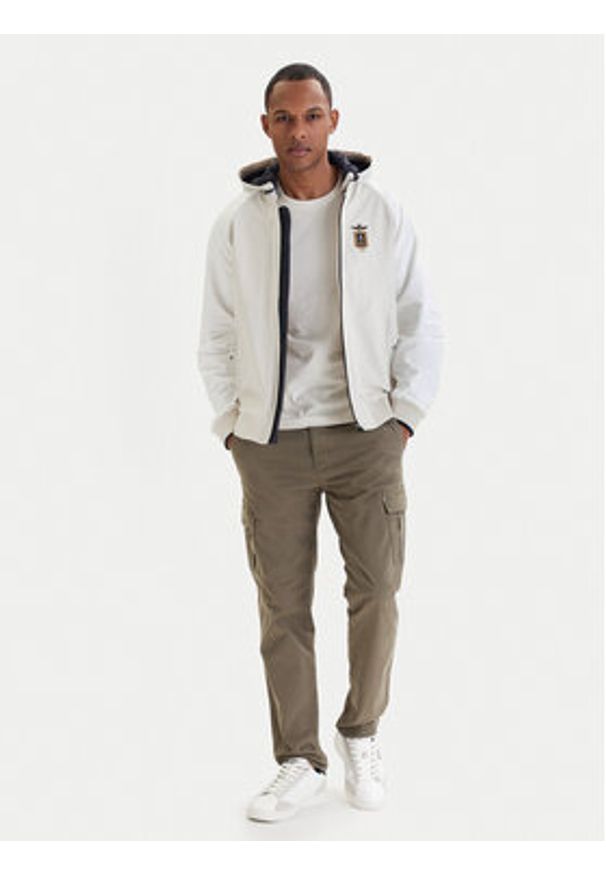 Aeronautica Militare Kurtka przejściowa 261AF0519UCT04291 Beżowy Regular Fit. Kolor: beżowy. Materiał: syntetyk