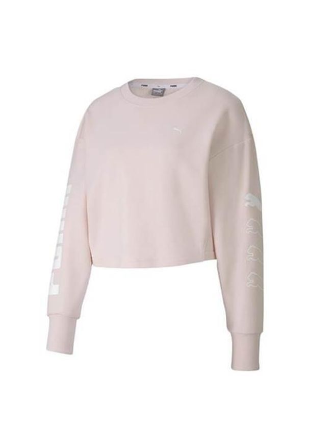 Bluzy sportowa damska Puma Rebel Crew Sweat TR. Kolor: różowy